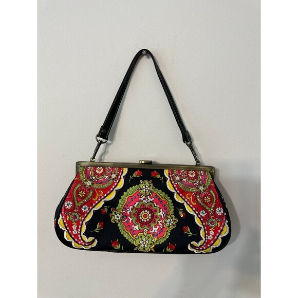 Isabella Fiore Handbags - ISABELLA FIORE BEADED EMBELLISHED GEMSTONES FLORAL Handbag new